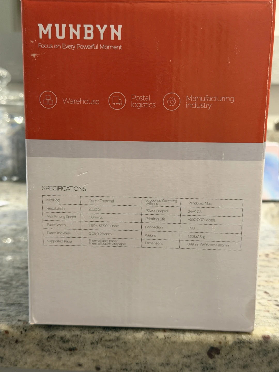 MUNBYN Thermal Label Printer NEW - photo 2