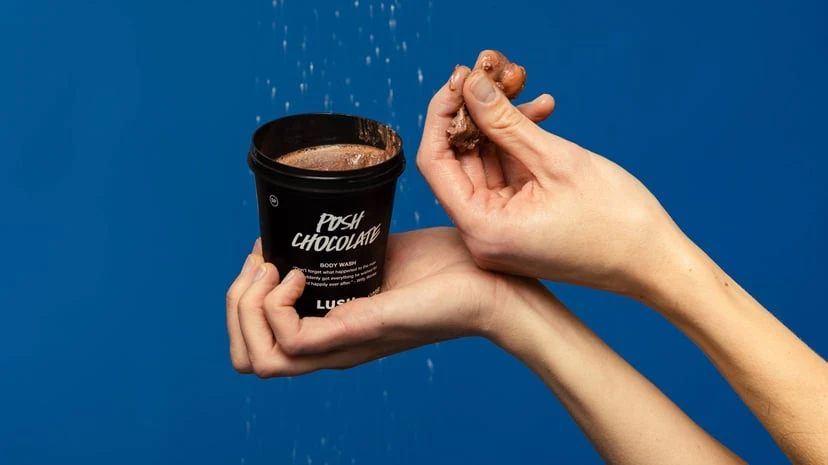 LUSH - Posh chocolate body wash 50g - photo 2
