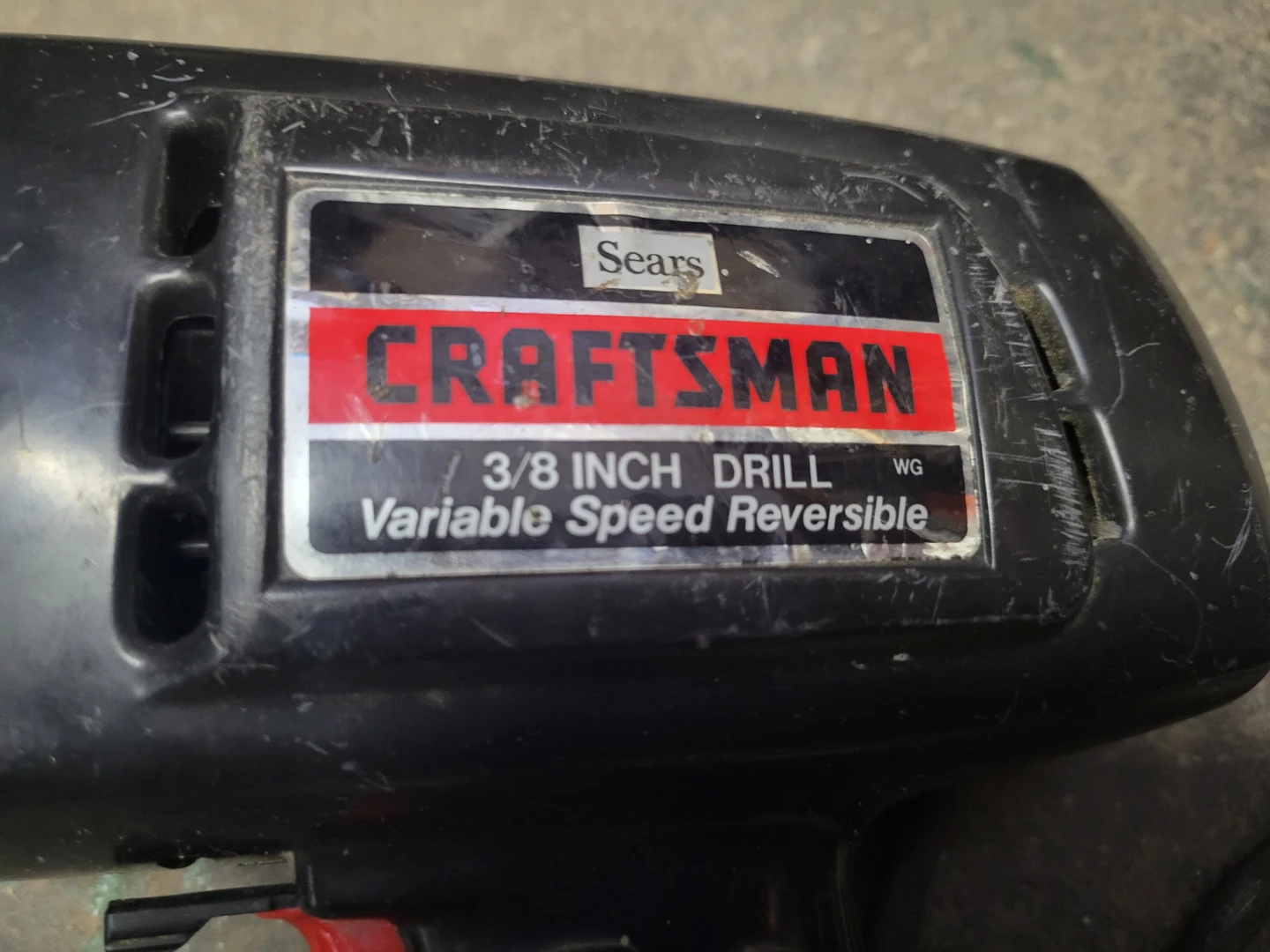 Craftsman 3/8 Inch Variable Speed Reversible Drill - photo 2