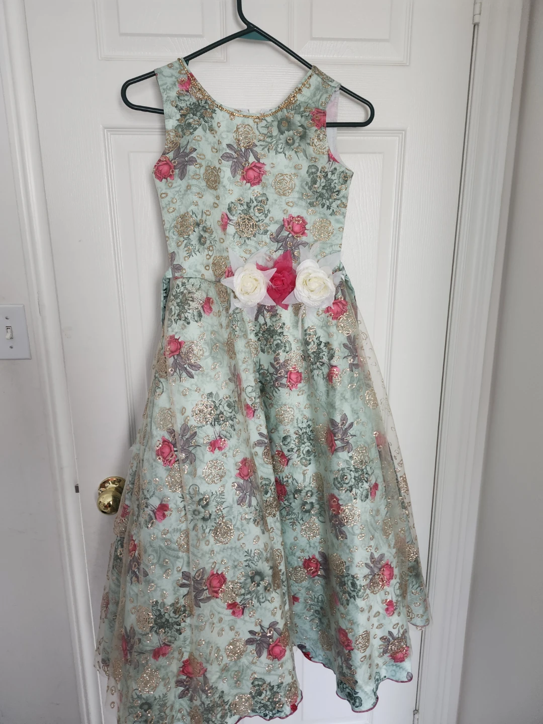 Girls' Floral Party Dress - photo 2
