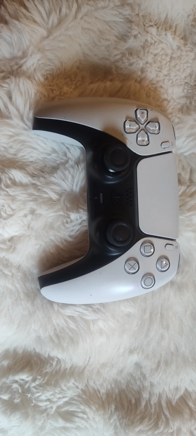 White PlayStation 5 DualSense Wireless Controller - photo 2