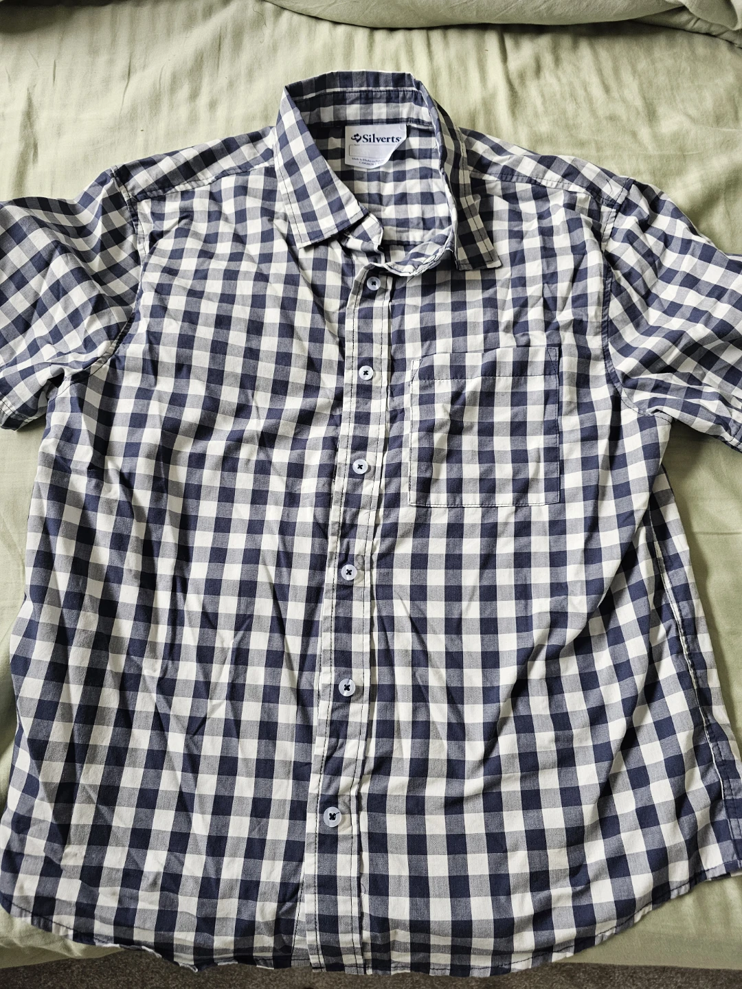 Two Silverts Brand Magnetic Button Shirts - Size M - photo 3