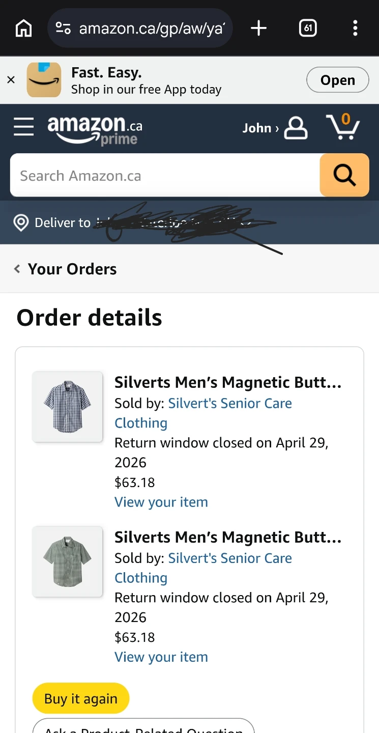 Two Silverts Brand Magnetic Button Shirts - Size M - photo 4