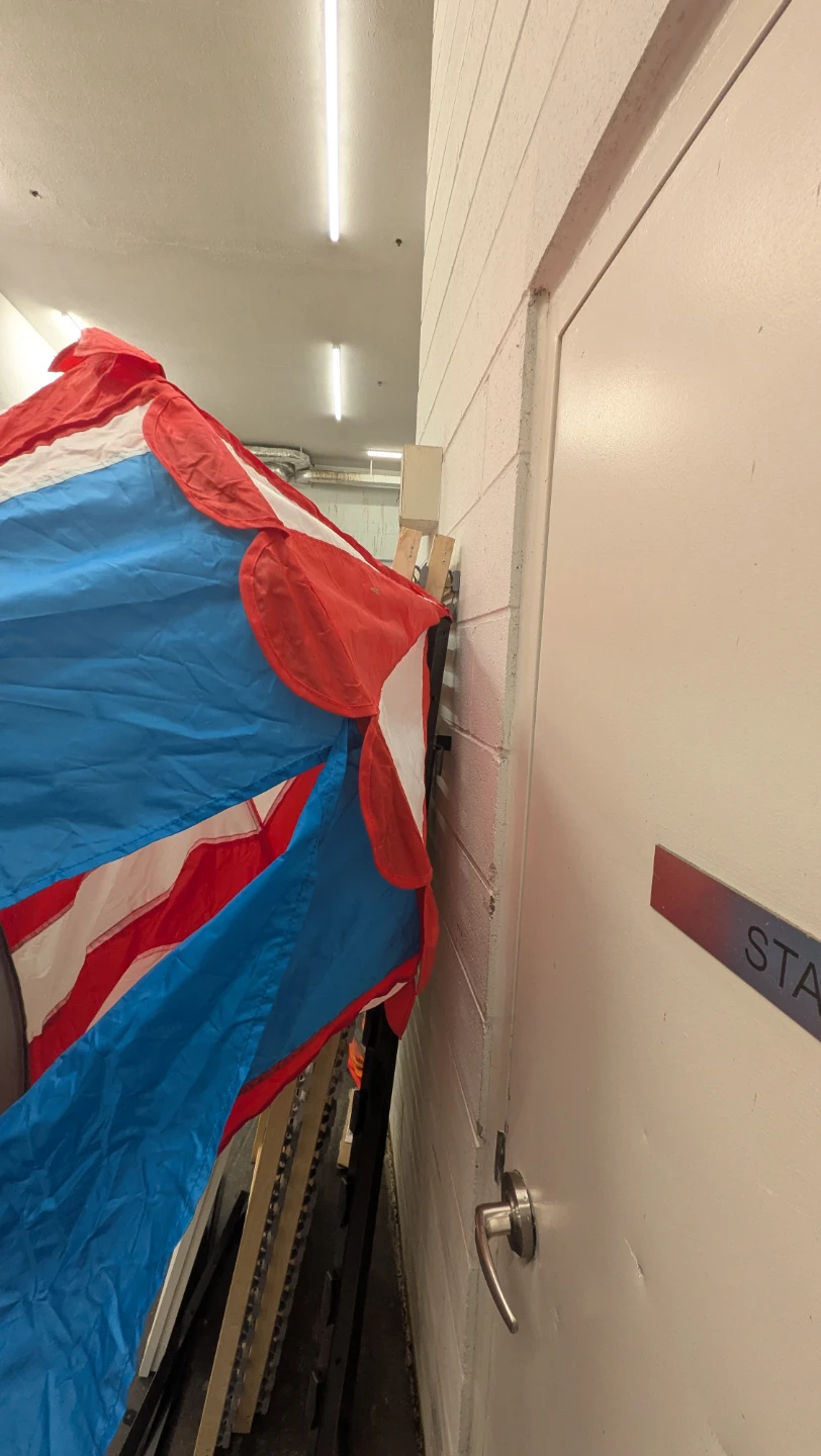 Kids Tent, no hardware. Red, White, and Blue Striped - photo 2
