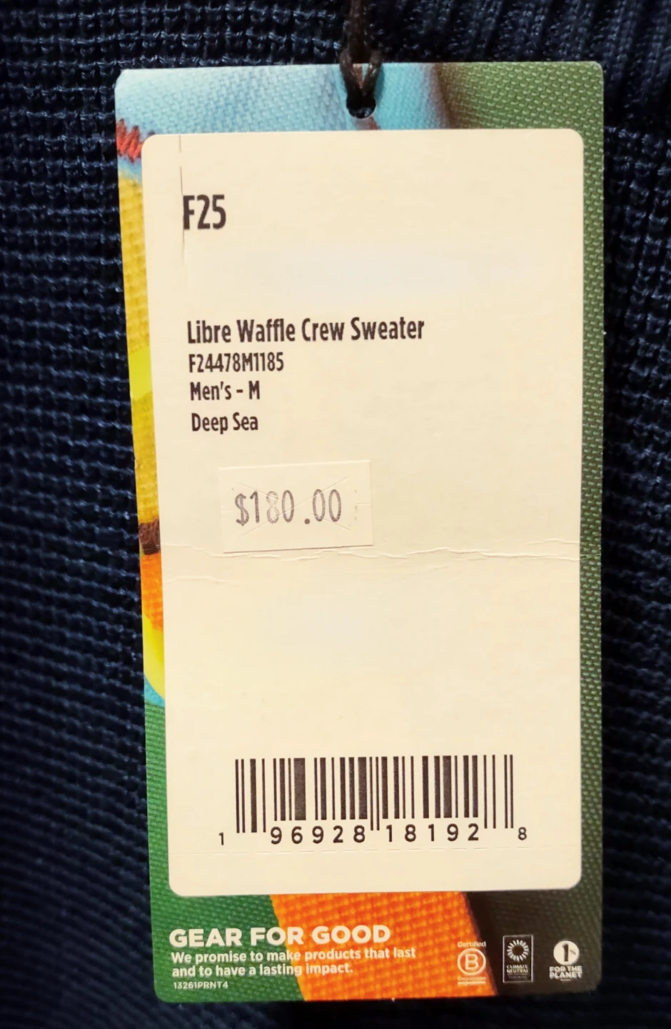 Cotopaxi Sweater Libre Waffle Crew-Neck Men - photo 3