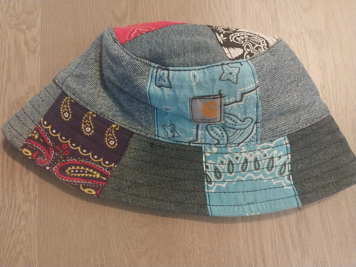 Upcycled Carhartt Patchwork Bucket Hat