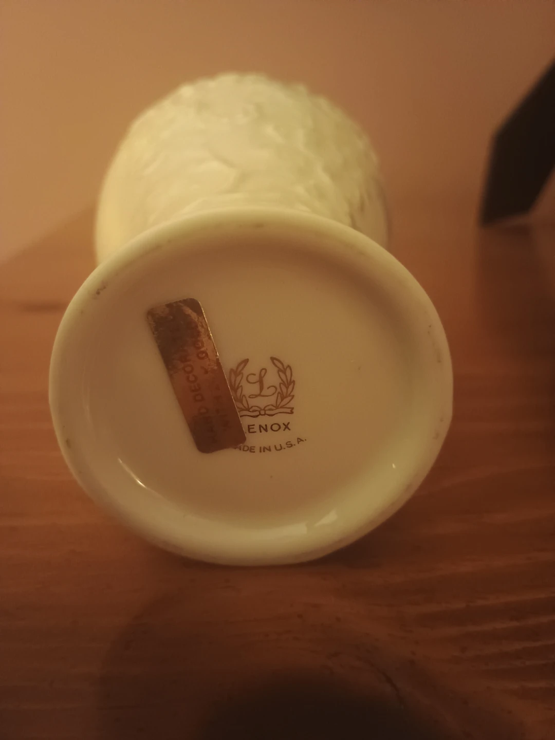 Vintage Lenox 24k Gold Trim Ming Blossom Vase - photo 3