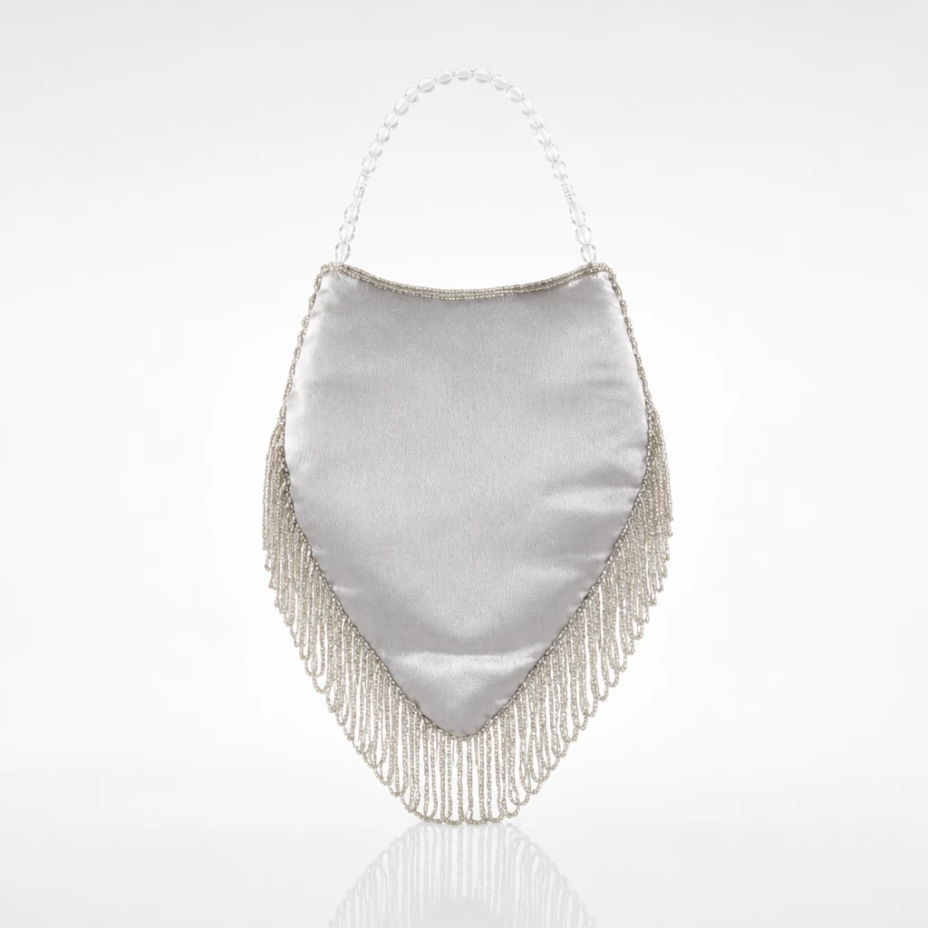 Embellished Beaded Fringe Evening Bag - photo 4