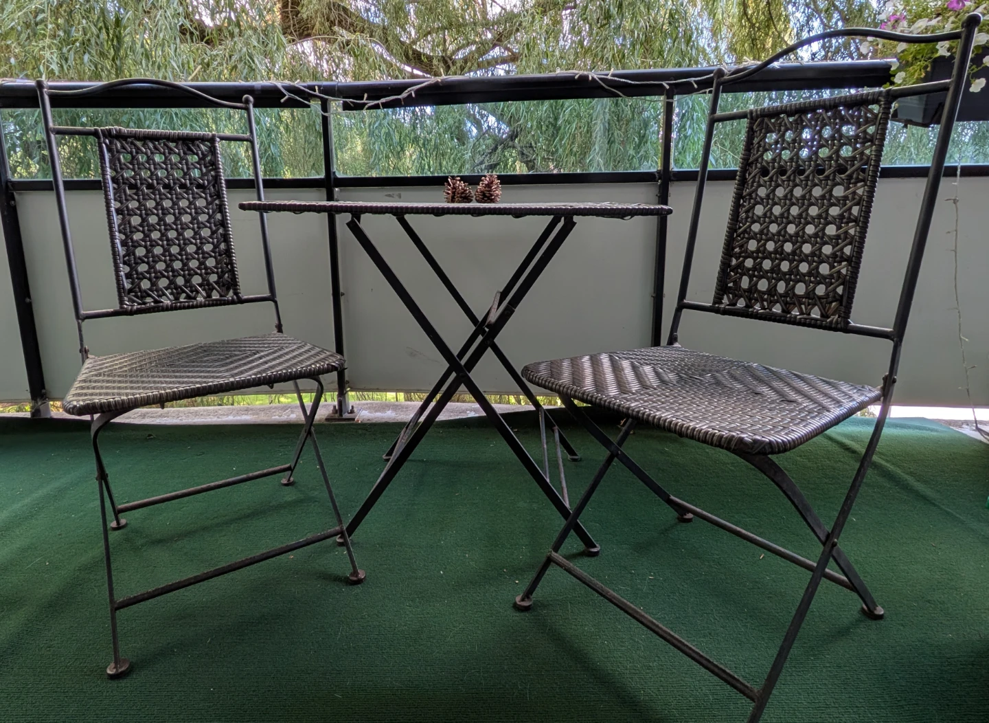 Folding Bistro Set with 2 Chairs - photo 3