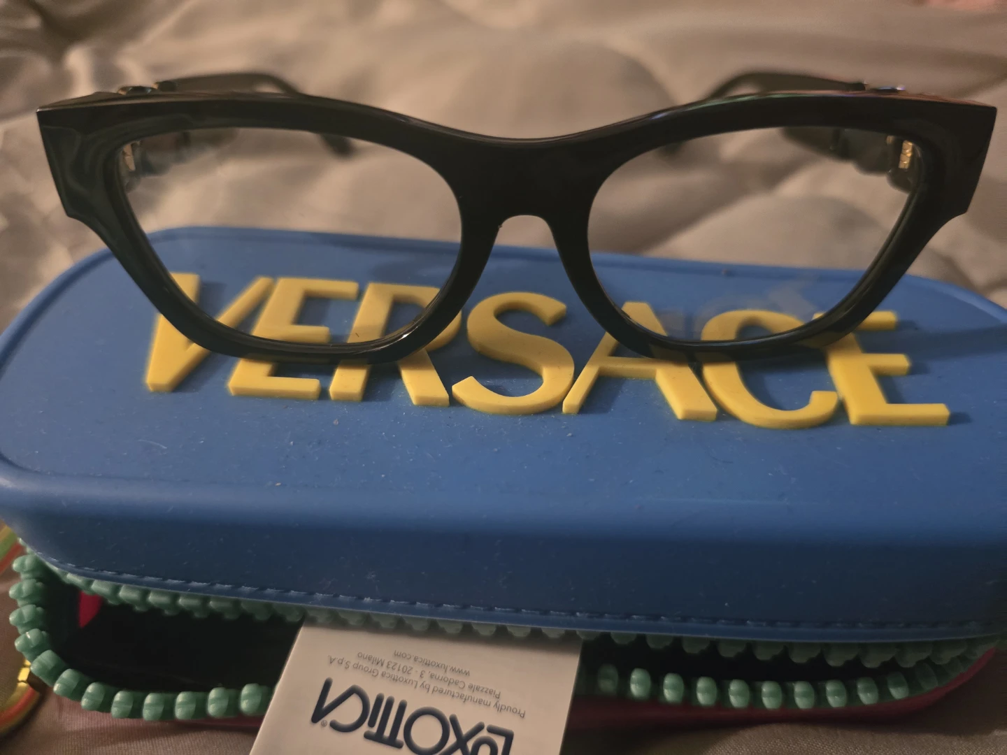Children's Black Eyeglasses with Case