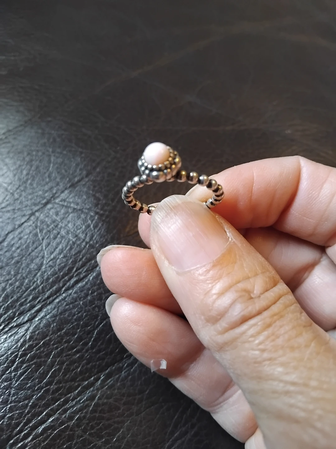 Pandora Ring with Pink Stone - photo 2