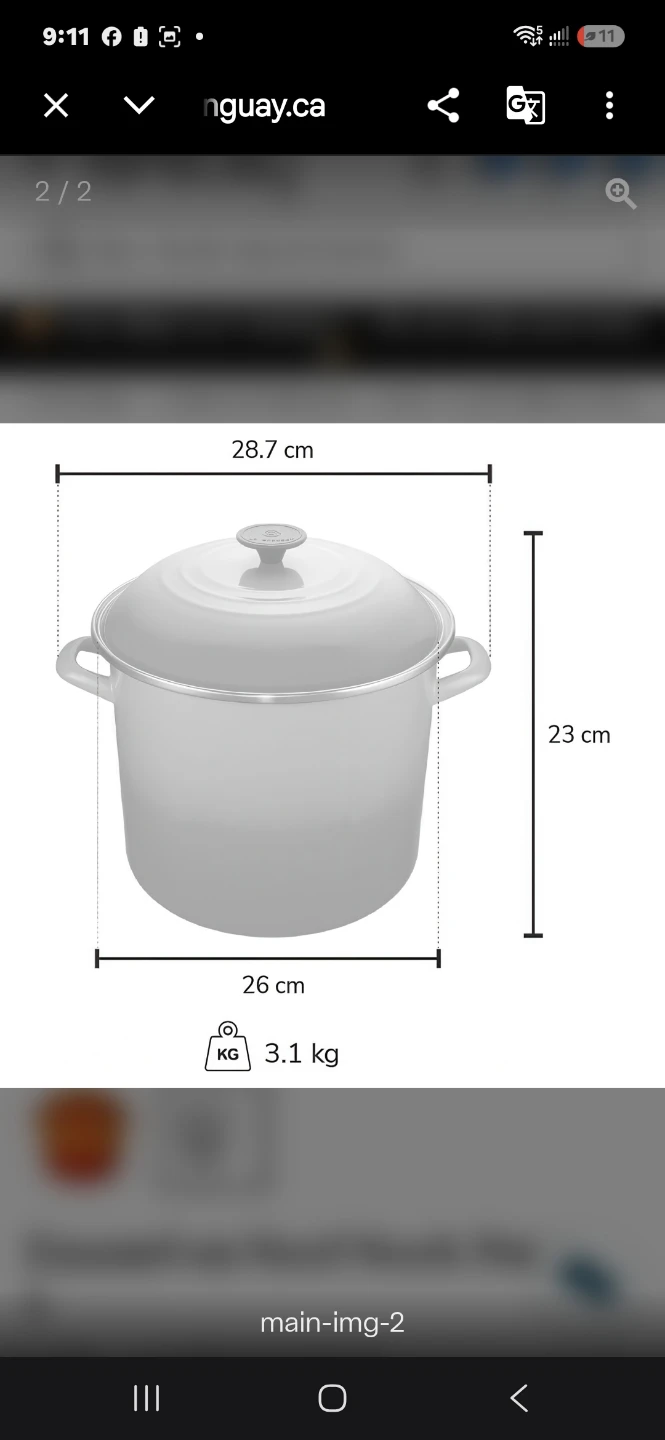 Le Creuset Stock Pot with Lid - photo 5