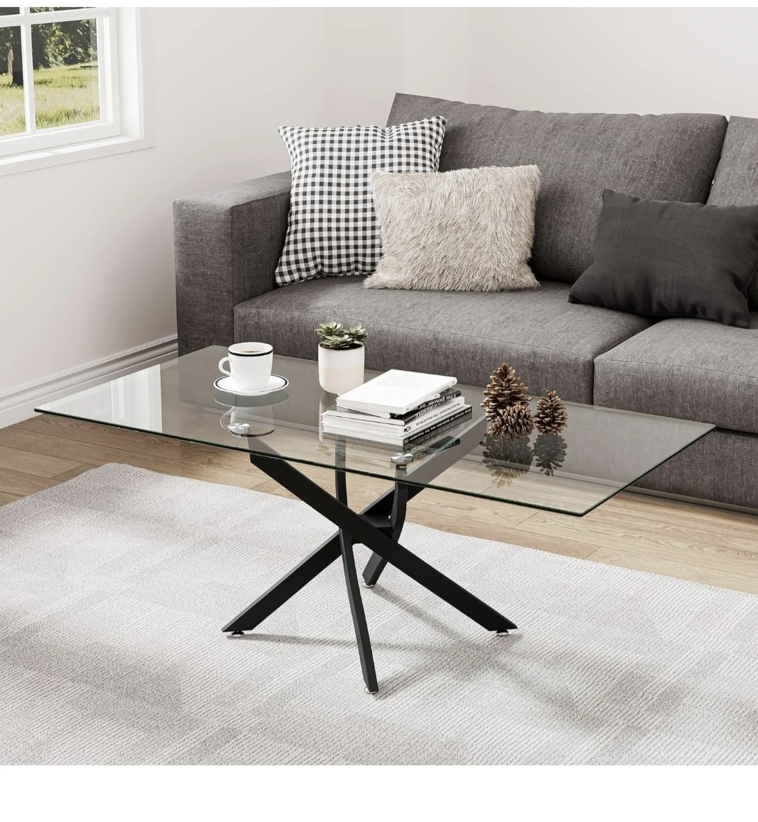 Modern Glass Coffee Table - photo 3