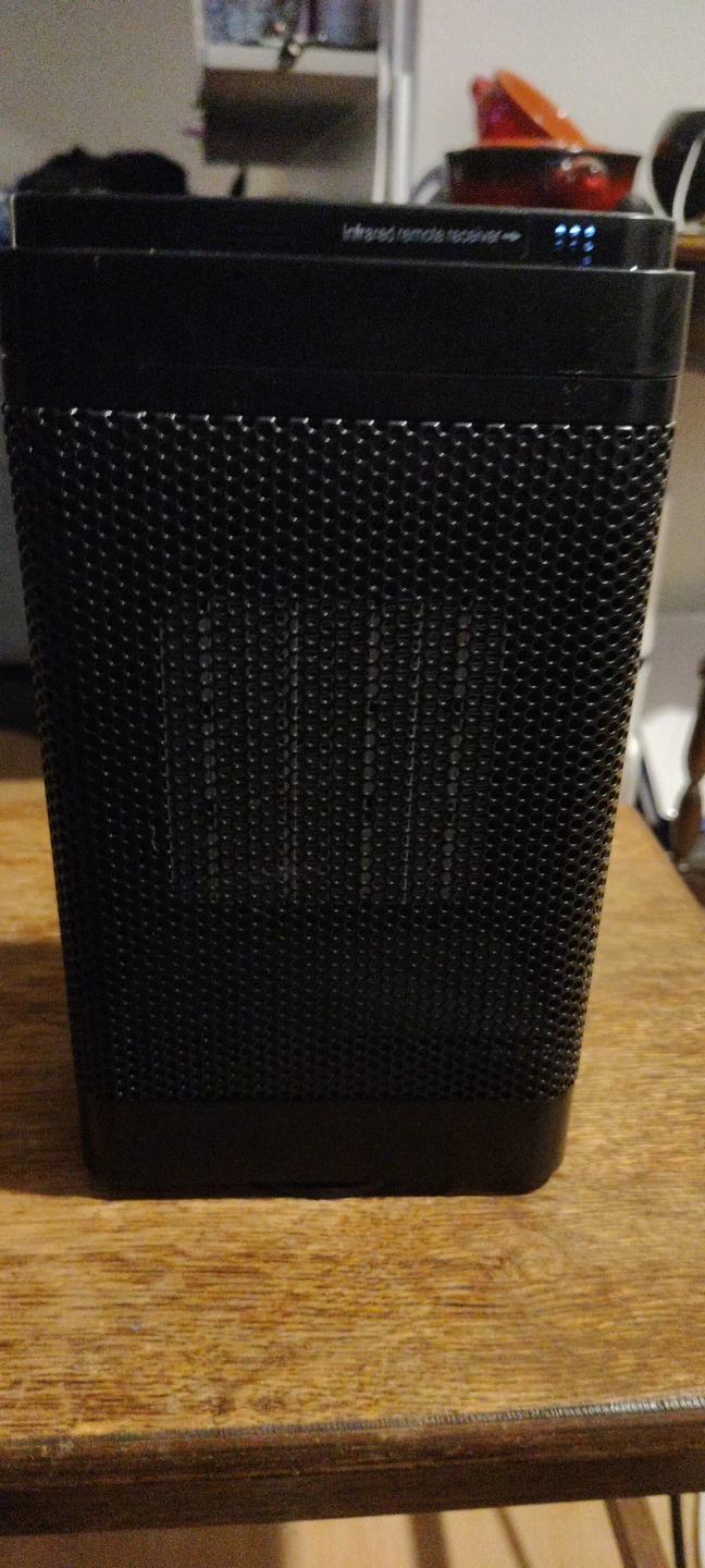 Black Portable Electric Heater