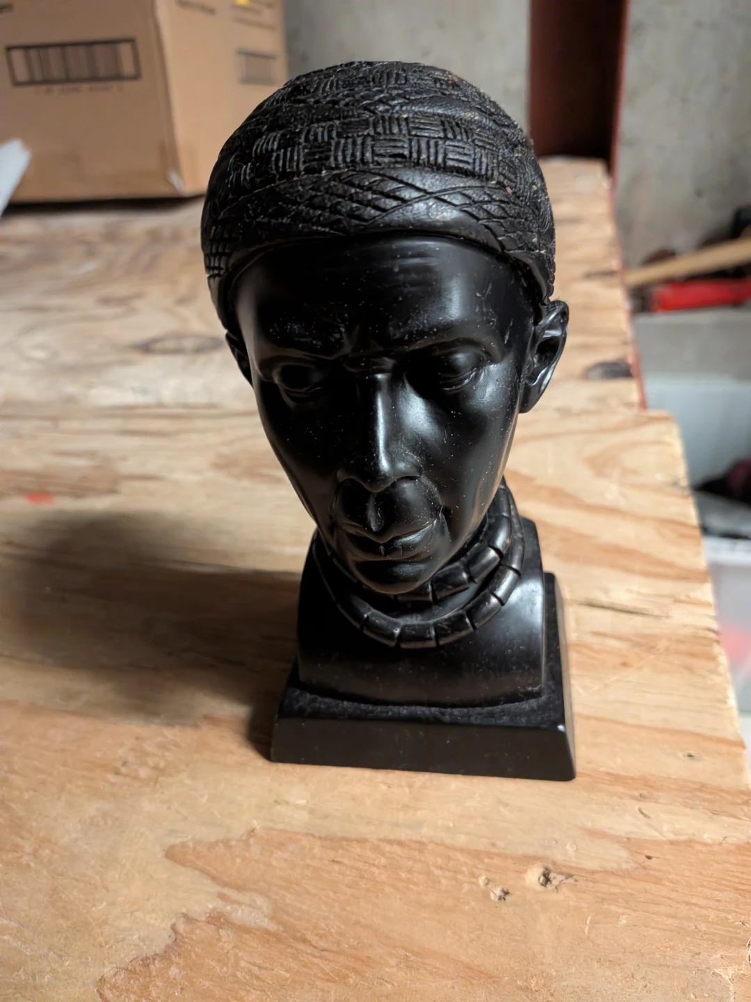 Black Bust Sculpture