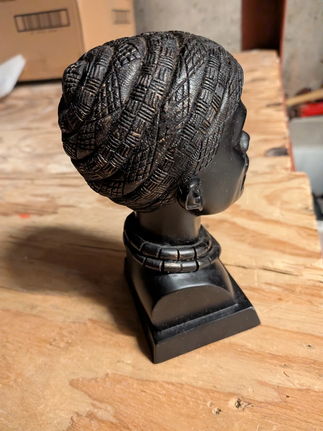 Black Bust Sculpture - photo 3