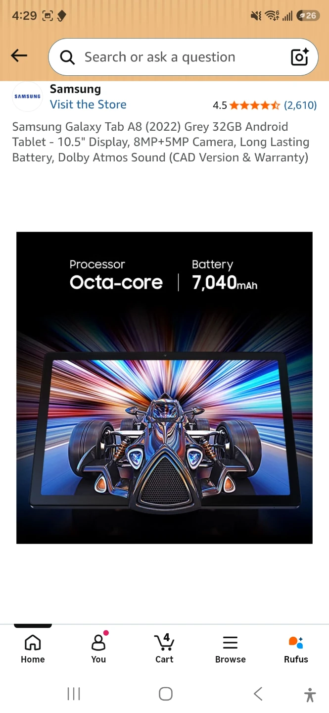 Samsung Galaxy Tab A8 (2022) Grey 32GB - photo 3