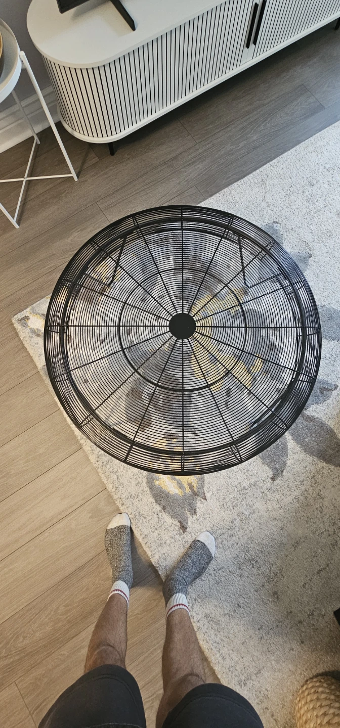 Modern Black Wire Coffee Table - photo 2