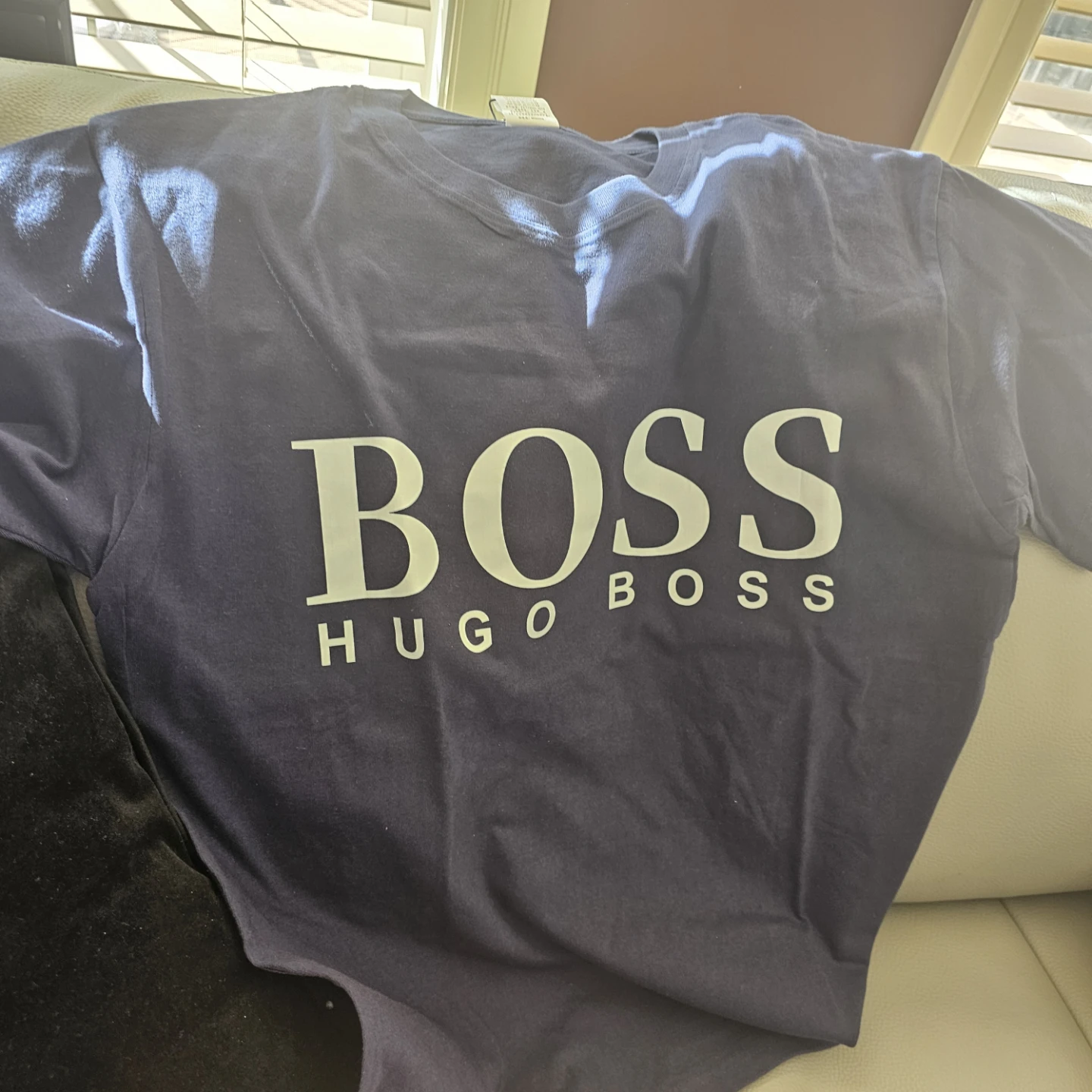Navy Blue BOSS Hugo Boss T-Shirt - Size M