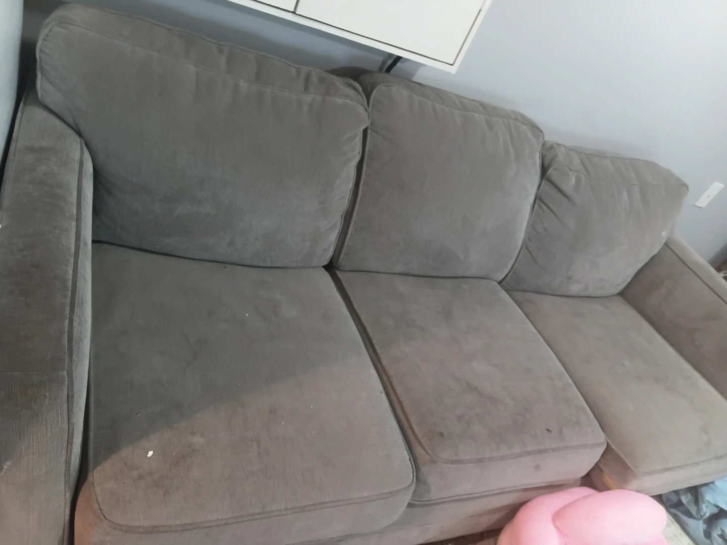Grey 3-Seater Sofa - photo 2