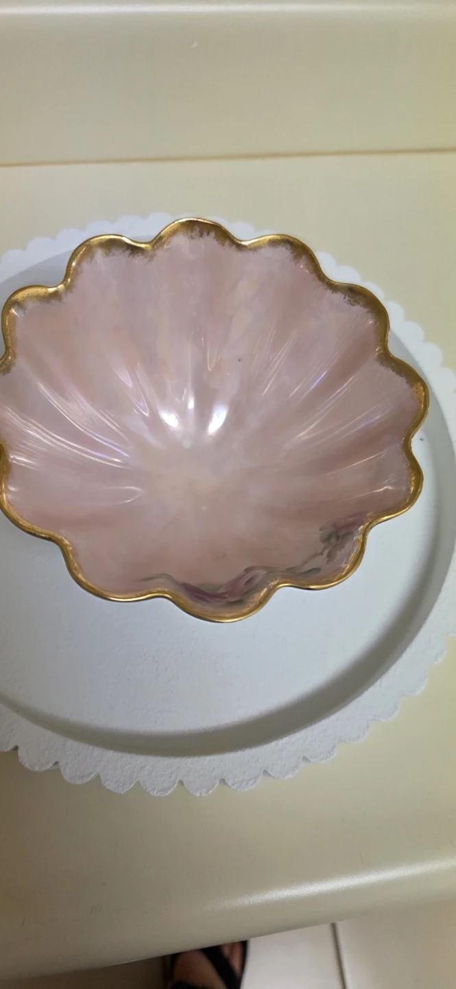Hand painted 1907 porcelain bowl - photo 2