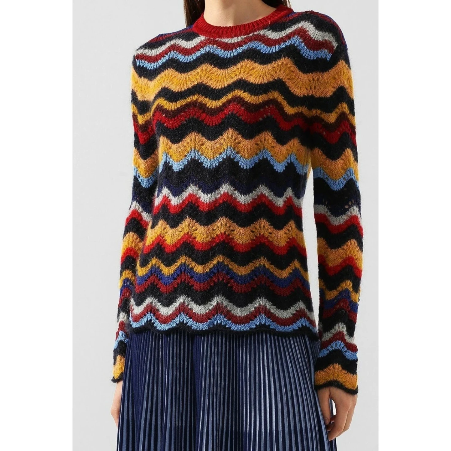 Marni Zig Zag Knit Sweater Size 38 - photo 2