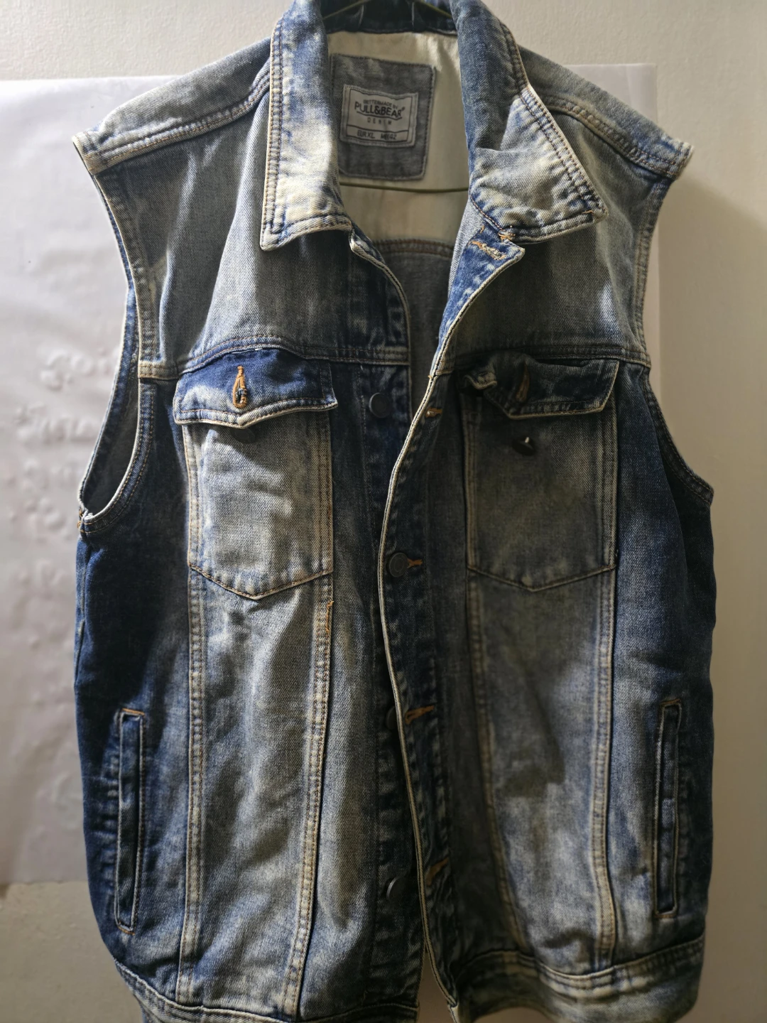 Pull&Bear Denim Vest XL