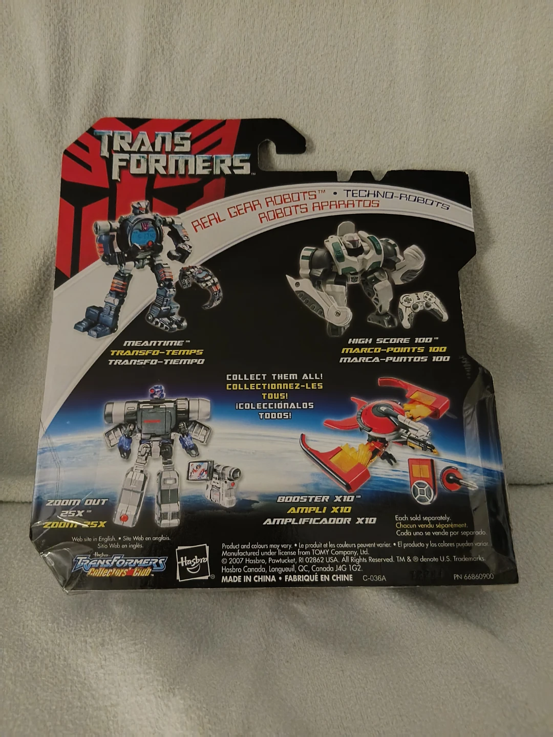 Transformers "High Score 100" Real Gear Robots Techno-Robots - photo 2