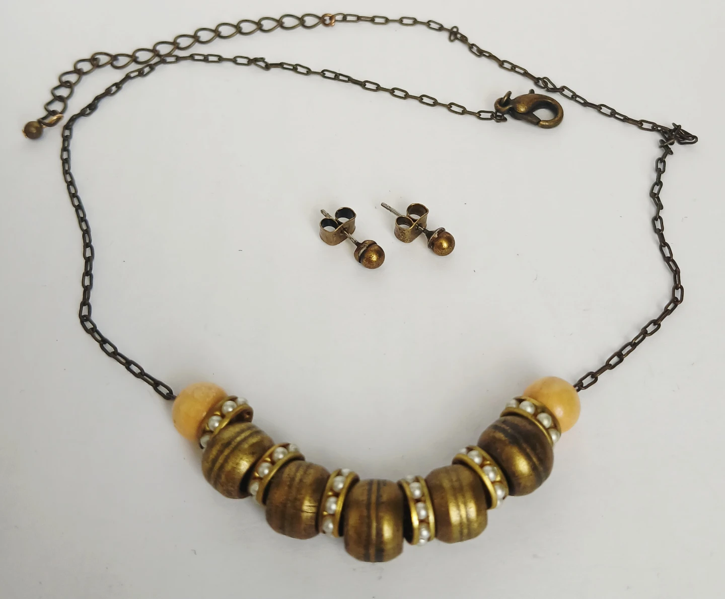 Beaded Necklace and Earring Set - photo 2