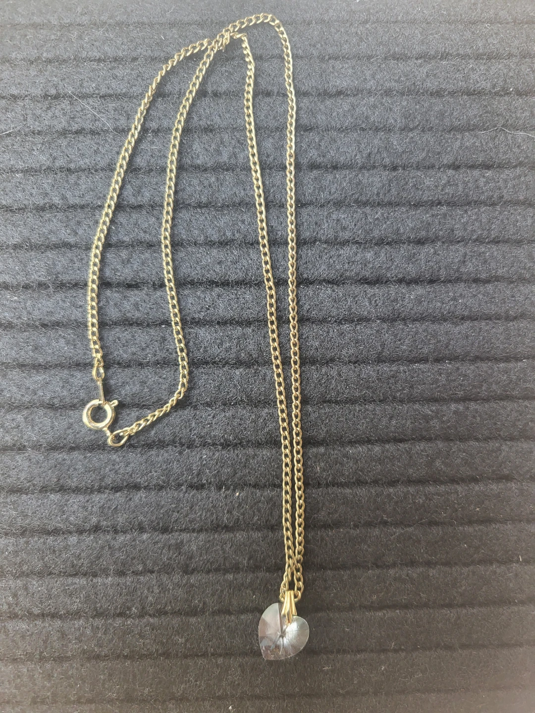 Gold Tone Heart Pendant Necklace - photo 3