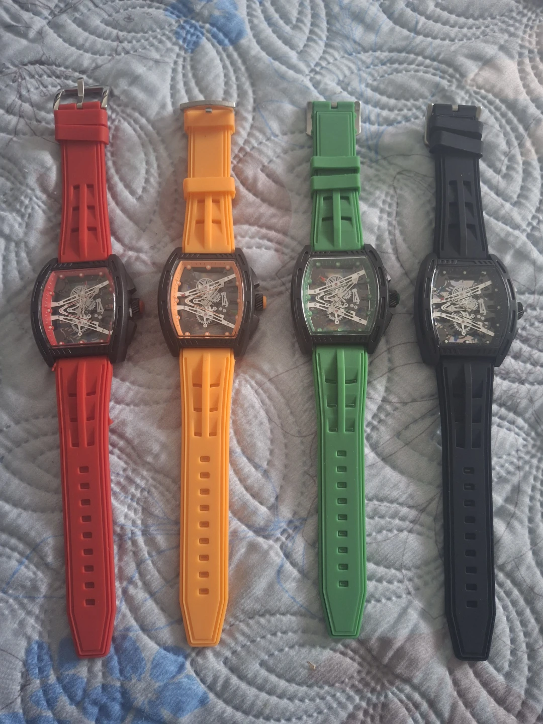 Skeleton Dial Watches - Multiple Colours
