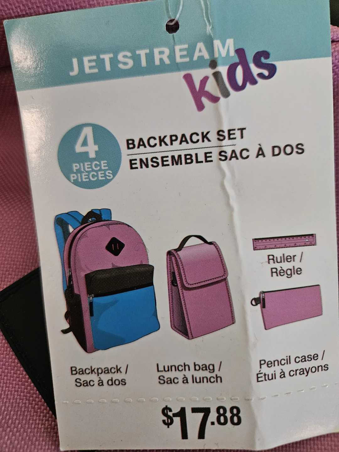 NEW Backpack, missing ruler, has lunch bag and pencil case - photo 2