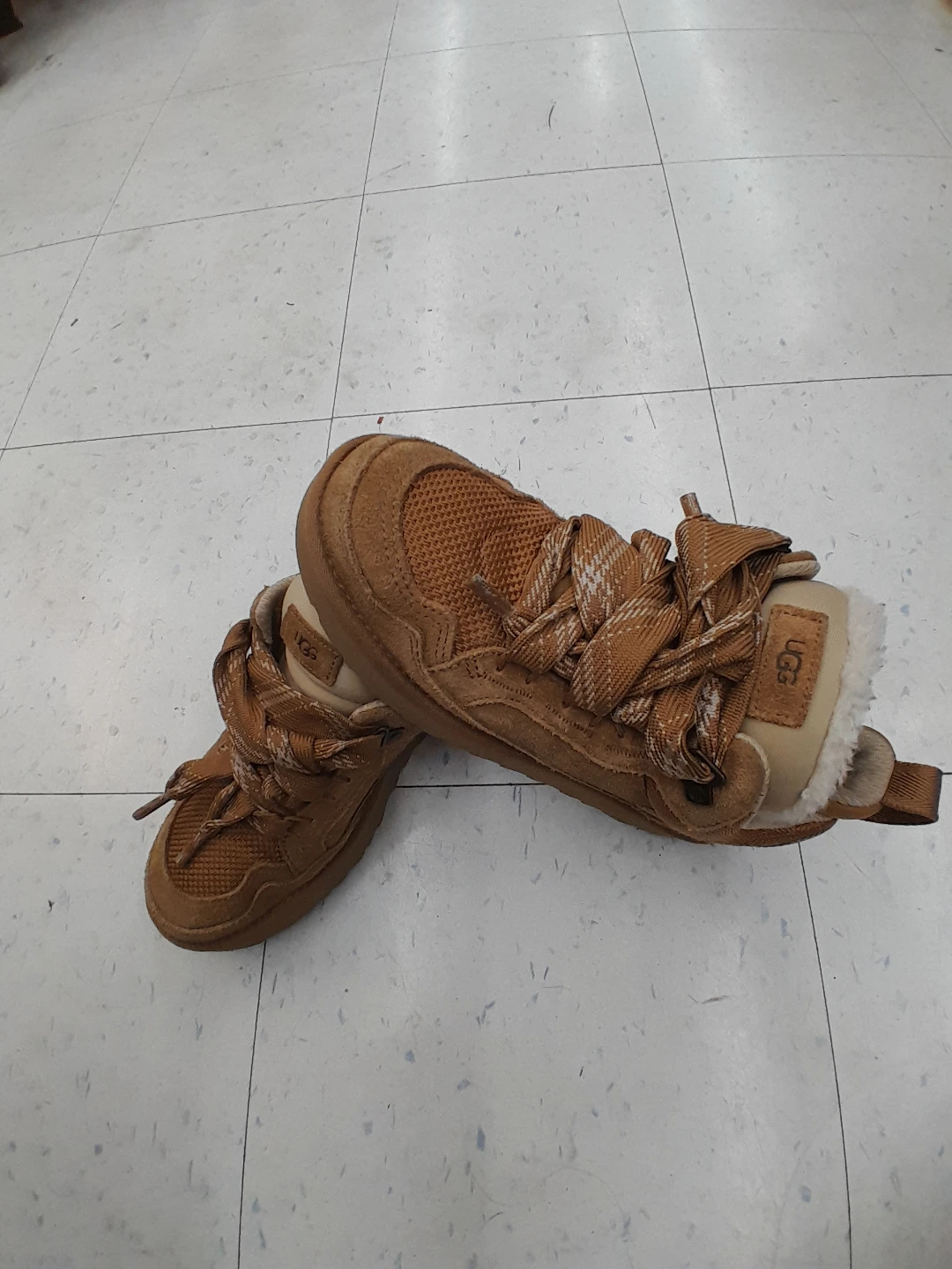 UGG Women's Brown Suede Cozy Sneakers Size 8 - photo 3