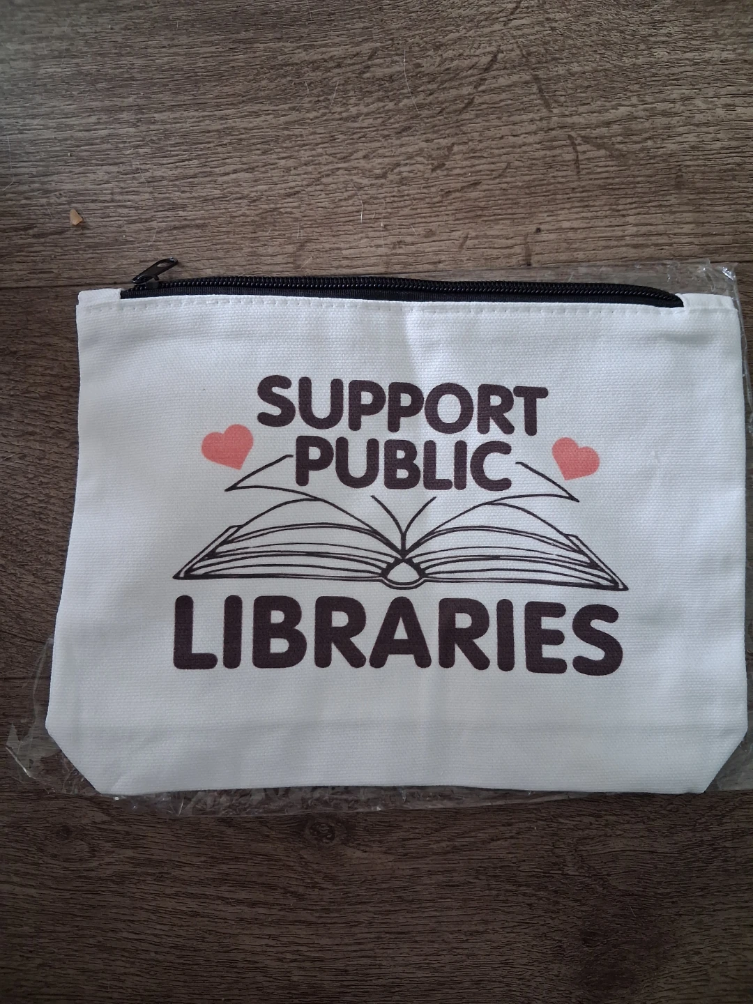Support Public Libraries Pouch