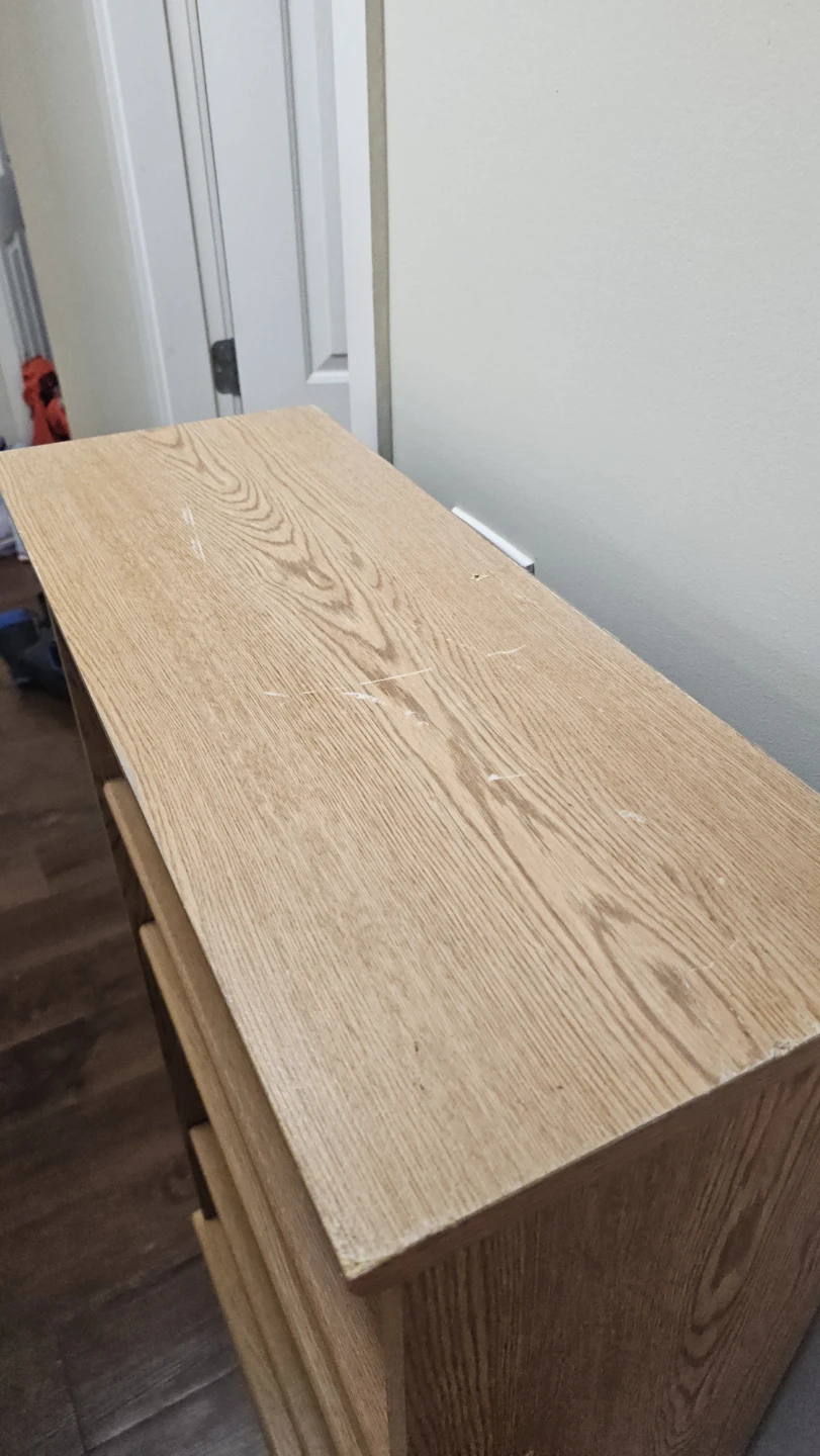 Oak Veneer 3-Shelf Bookcase - photo 5