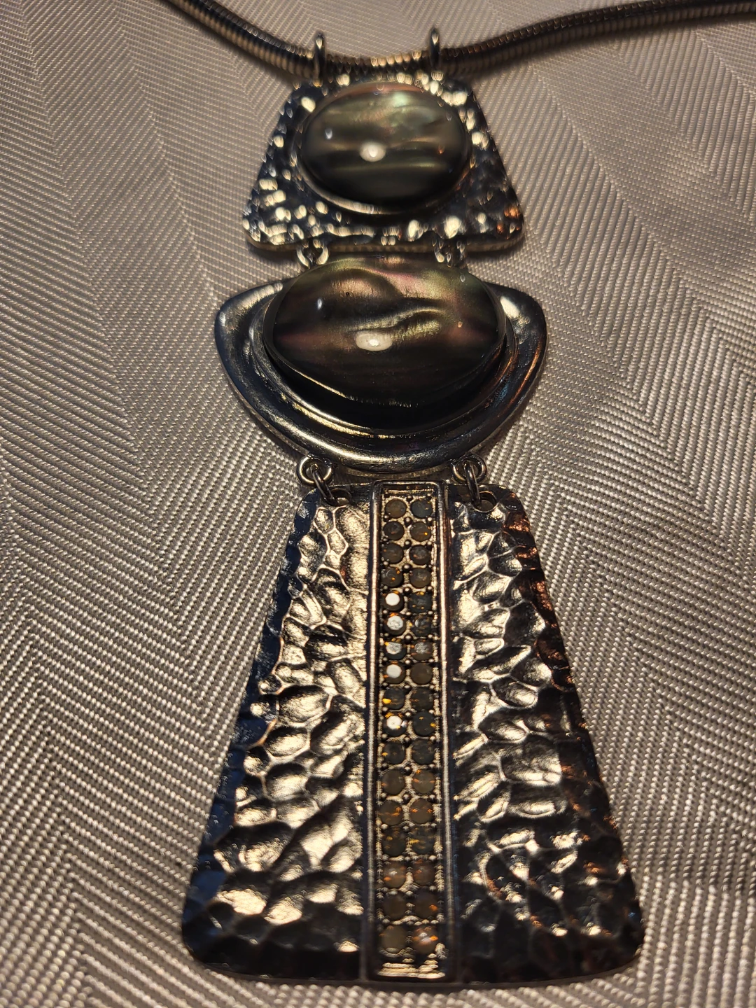 Statement Necklace with Mother of Pearl - photo 2
