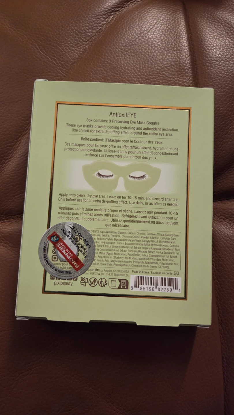 Pixi Antioxifieye Preserving Eye Mask Goggles 3 Masks - photo 2