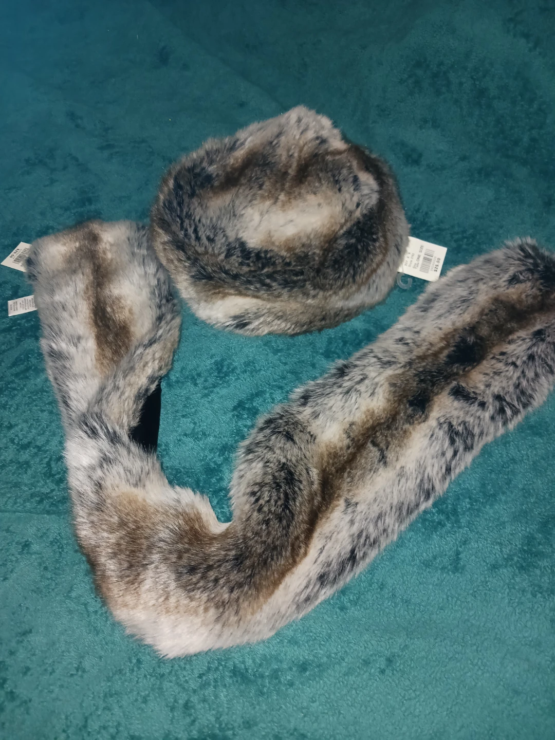 Faux Fur Hat and Scarf Set - photo 2