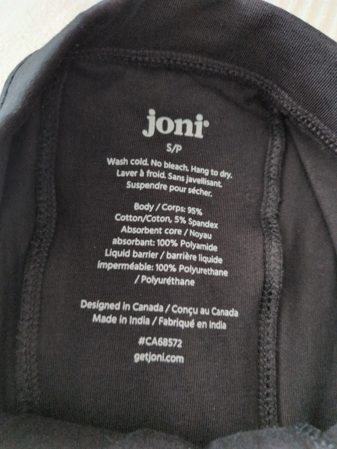 Joni Shorties Period Underwear Size S - photo 3