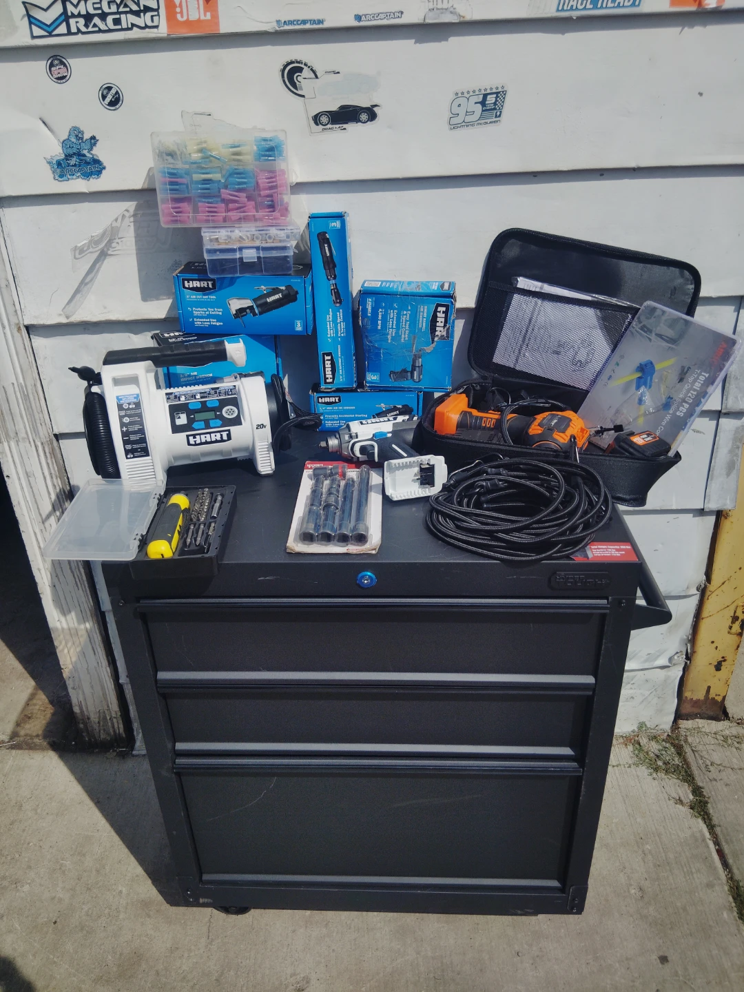 Tool box and tools together
