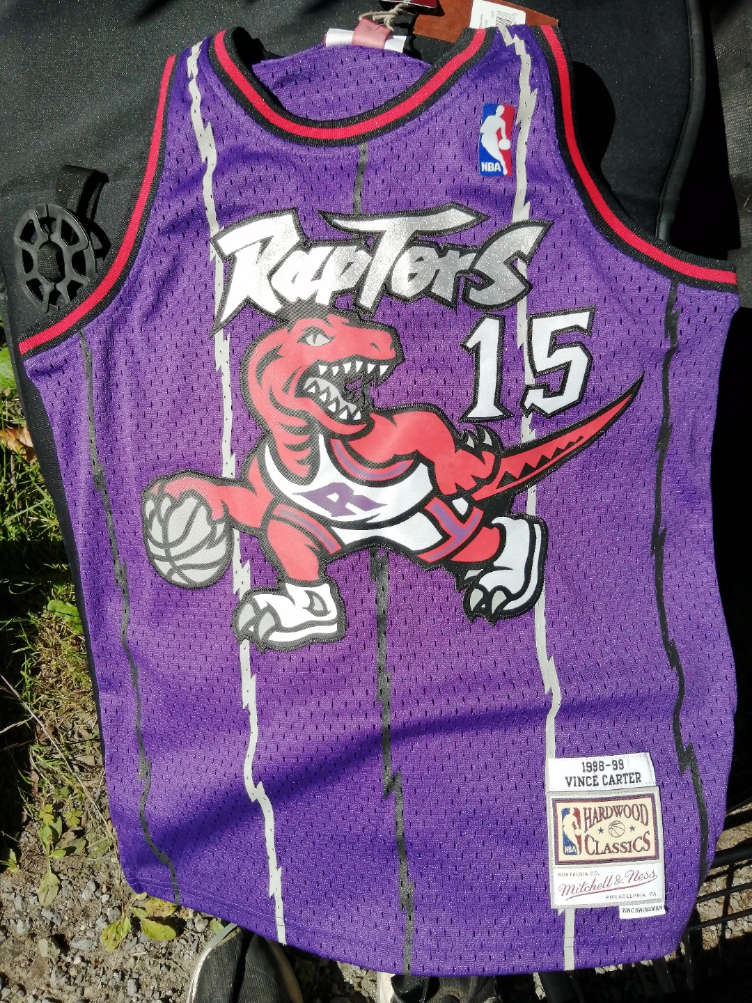 Toronto Raptors Vince Carter #15 Hardwood Classics Jersey