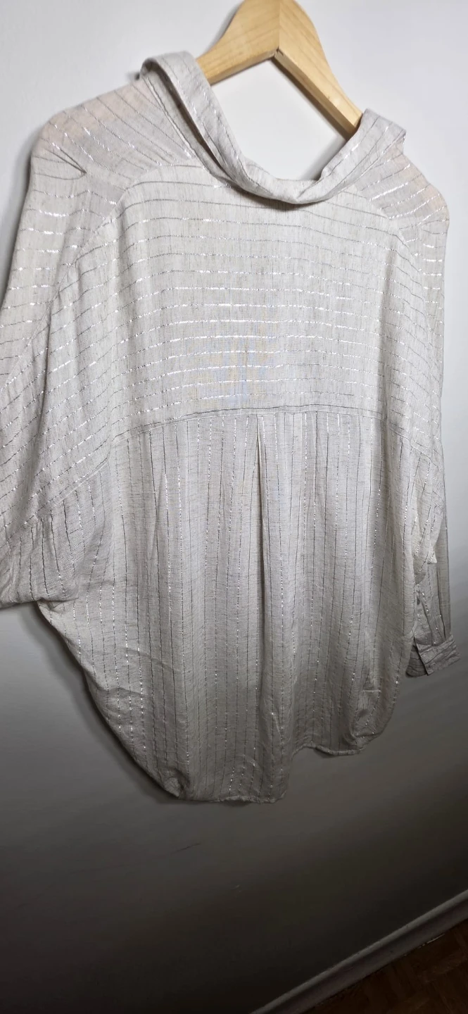 French Connection Linen Blend Shirt - Size S - photo 2