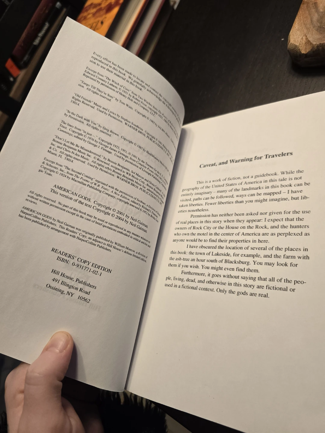 American Gods: The Reader's Copy by Neil Gaiman - photo 3