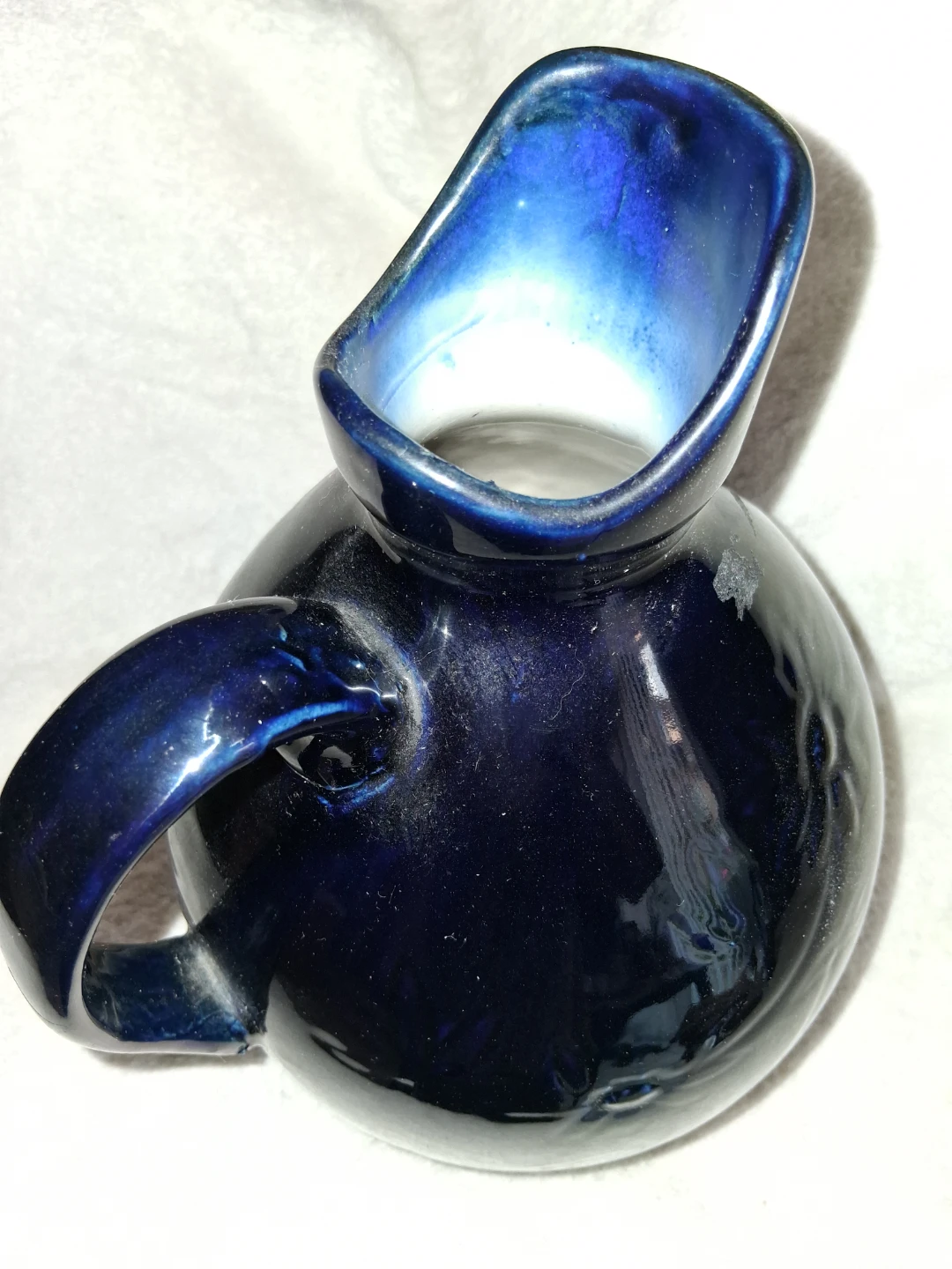 Small Blue Pitcher - "Red Wing Art Pottery" - photo 2