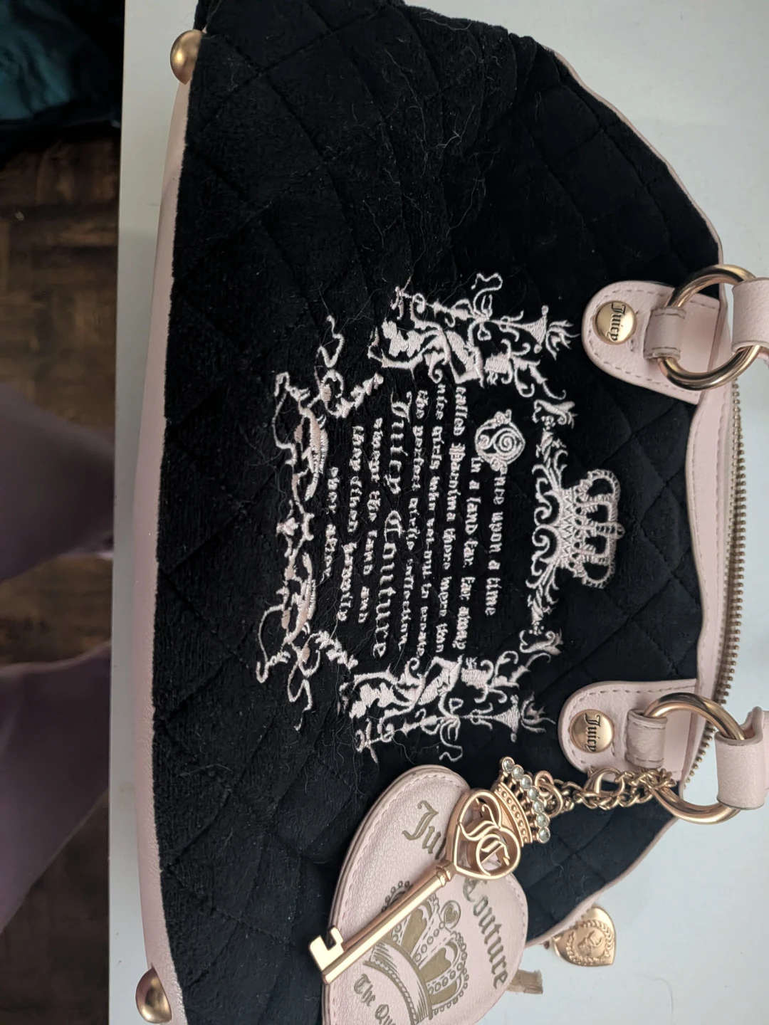 Juicy Couture Quilted Satchel Bag