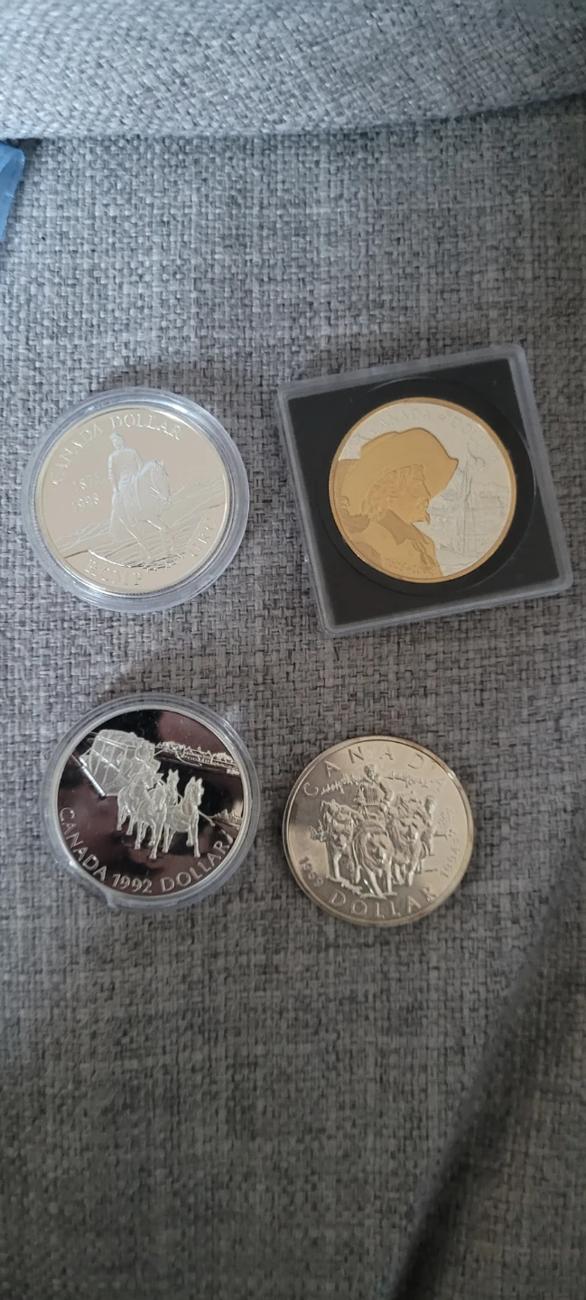 4 silver coins
