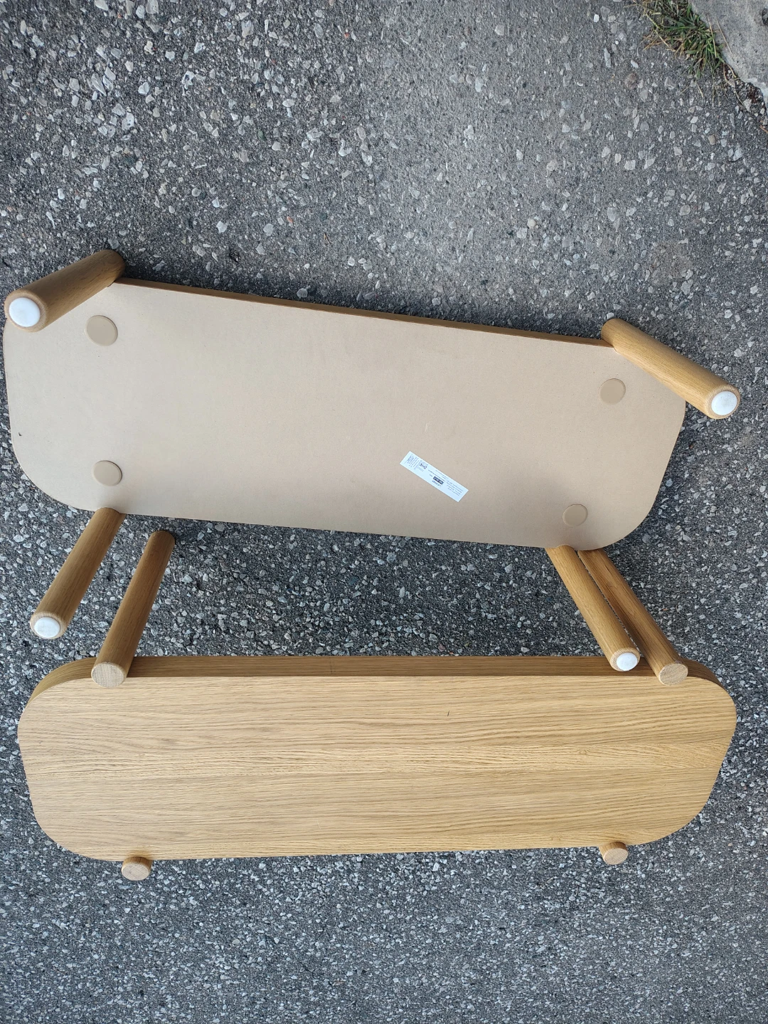 Wooden Coffee Table Benches - photo 3