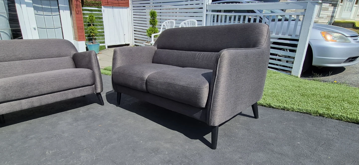 Grey 3-Seater and 2-Seater Sofas - photo 5