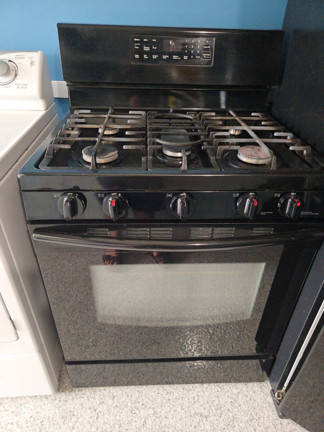 Black Gas Range Stove Oven - photo 3