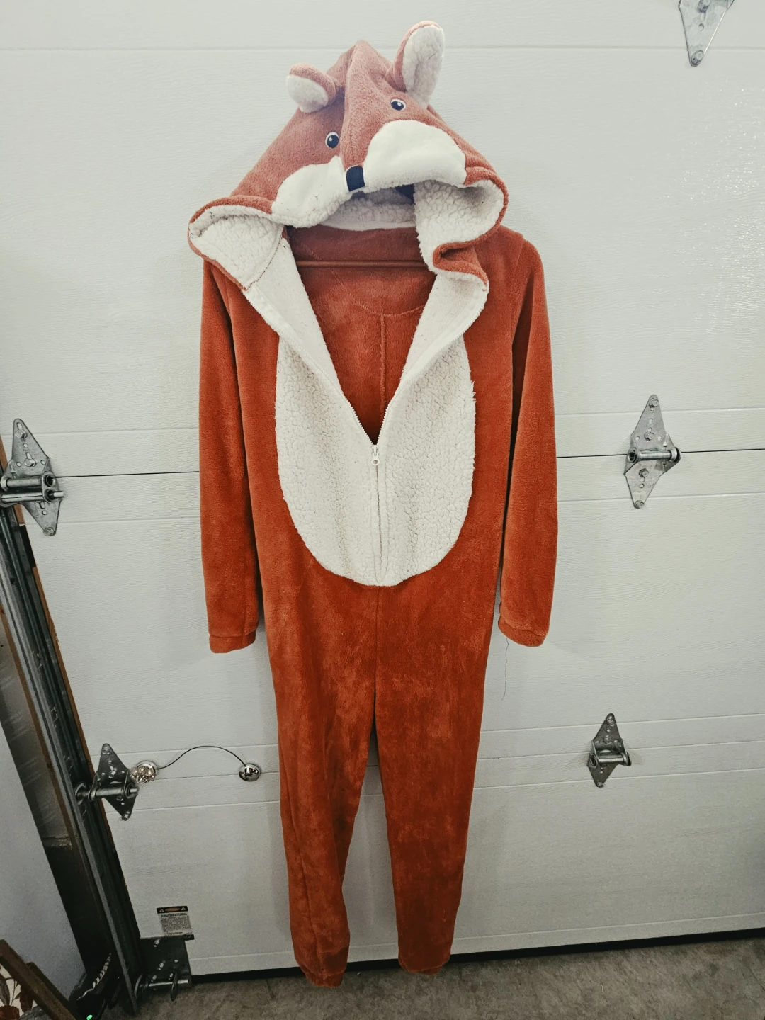 Fox Onesie Pajamas with Hood child xxl, Adult xs,imo